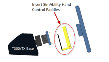 Insert Simability hand control paddles